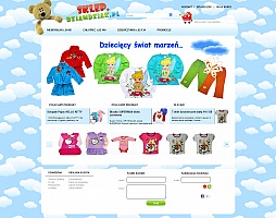 strony www - sklep z odzieżą dzieciecą
